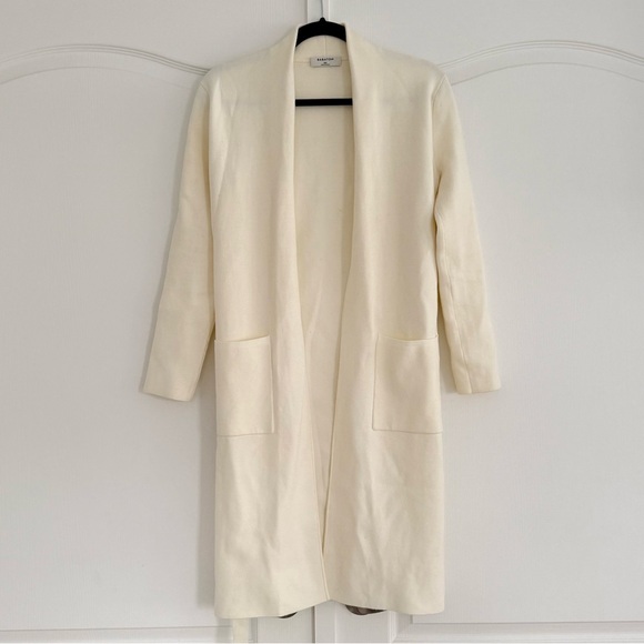 Babaton Ty Long Cardigan in Light Birch - Picture 9 of 13